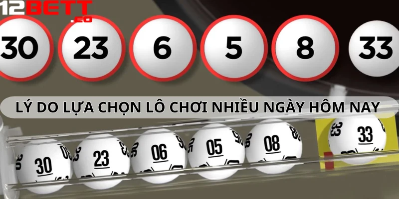 Những lý do lựa chọn lô chơi nhiều ngày hôm nay 